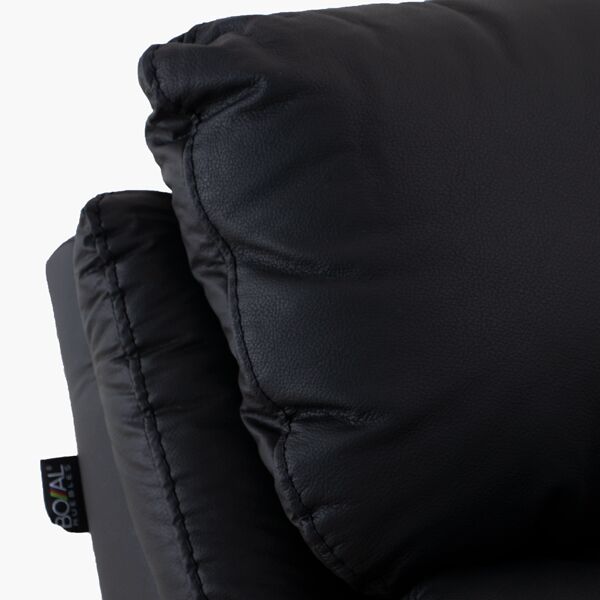 Sillón Reclinable Eléctrico Rest Piel Negro Boal 4 - detalle