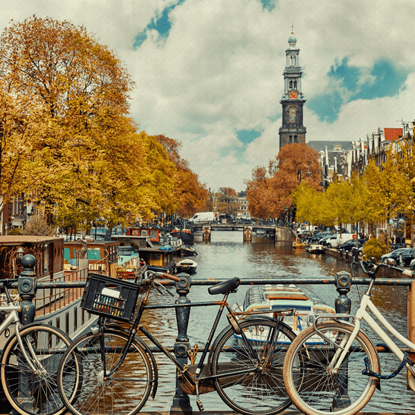 Amsterdam Close Canvas Cuadro Amsterdam - acercamiento