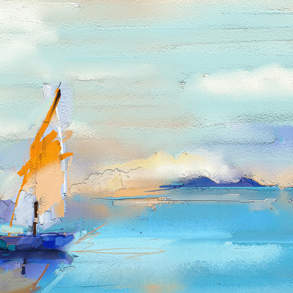 Vista-Velero-Nongk-close Canvas Cuadro Velero Nongk - acercamiento