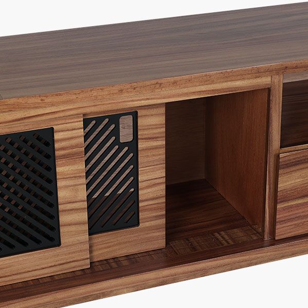 Oris Porta TV Detalle 1 Mesa para TV Oris Parota - detalle 2