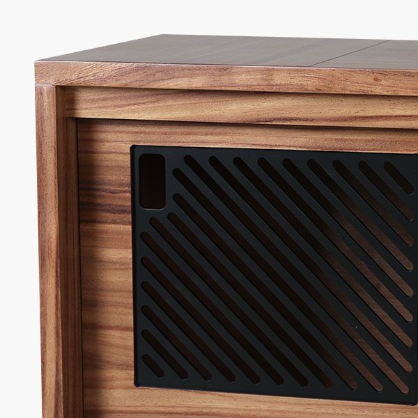 Oris Porta TV Detalle 3 Mesa para TV Oris Parota - detalle 3