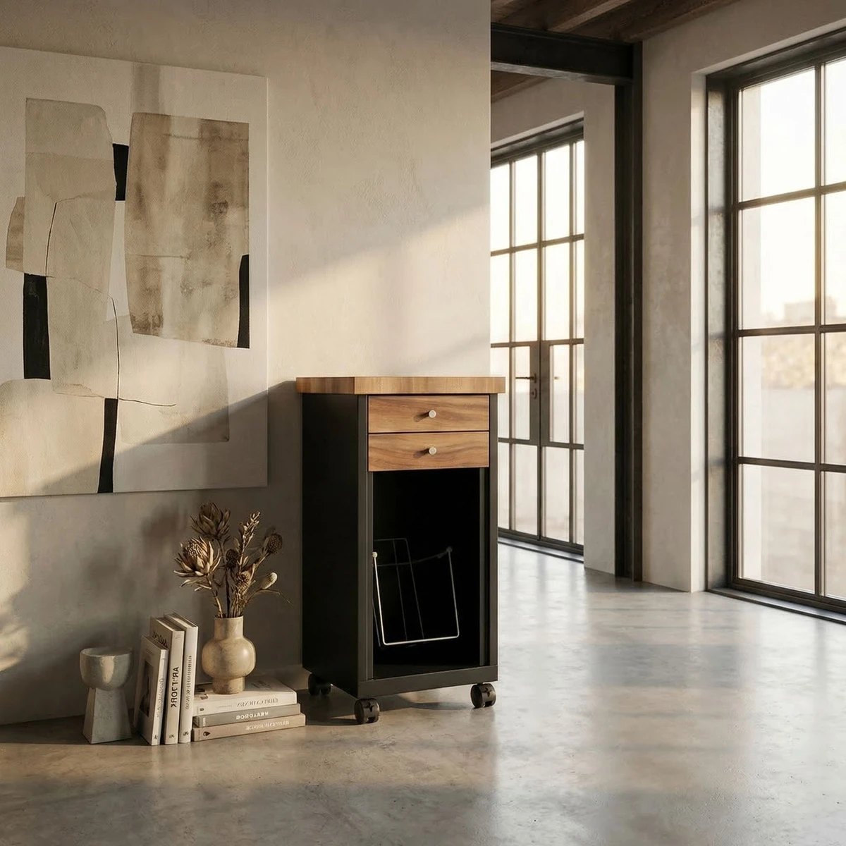 28247-Porta-Garrafón-Camila-Negro-ambientada-03 Porta Garrafon Camila Negro - foto ambientada