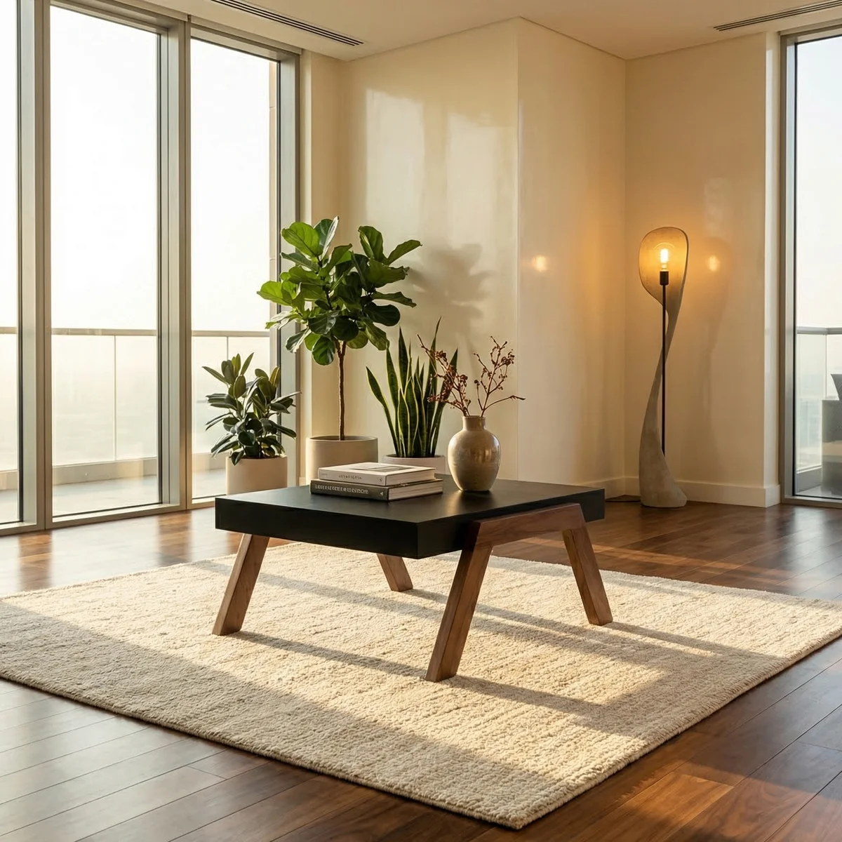 35076-Mesa-de-Centro-Qatar-Negro-ambientada-02 Mesa de Centro Qatar Negro - foto ambientada