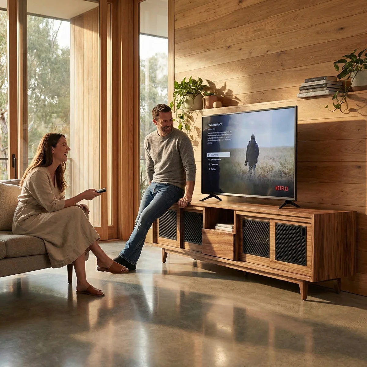 65970-Mesa-para-TV-Oris-Parota-ambientadauso-04 Mesa para TV Oris Parota - ambientada en uso