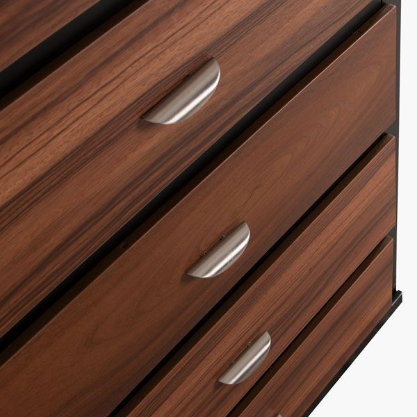 Chifonier Yareni en tonos Chocolate y Parota 3 - detalle