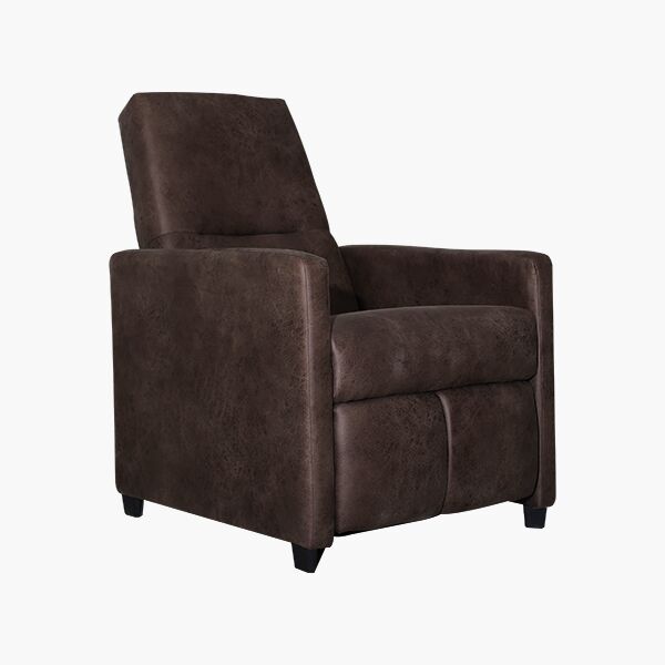Bradford Shelby 45 Sillón Reclinable Bradford (Personalizable) - Pino Nacional, Mecanismo Reclinable y Vini-Piel