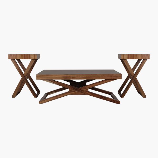 Valencia Montaje Mesas de Centro Valencia Parota - Chapa de Parota