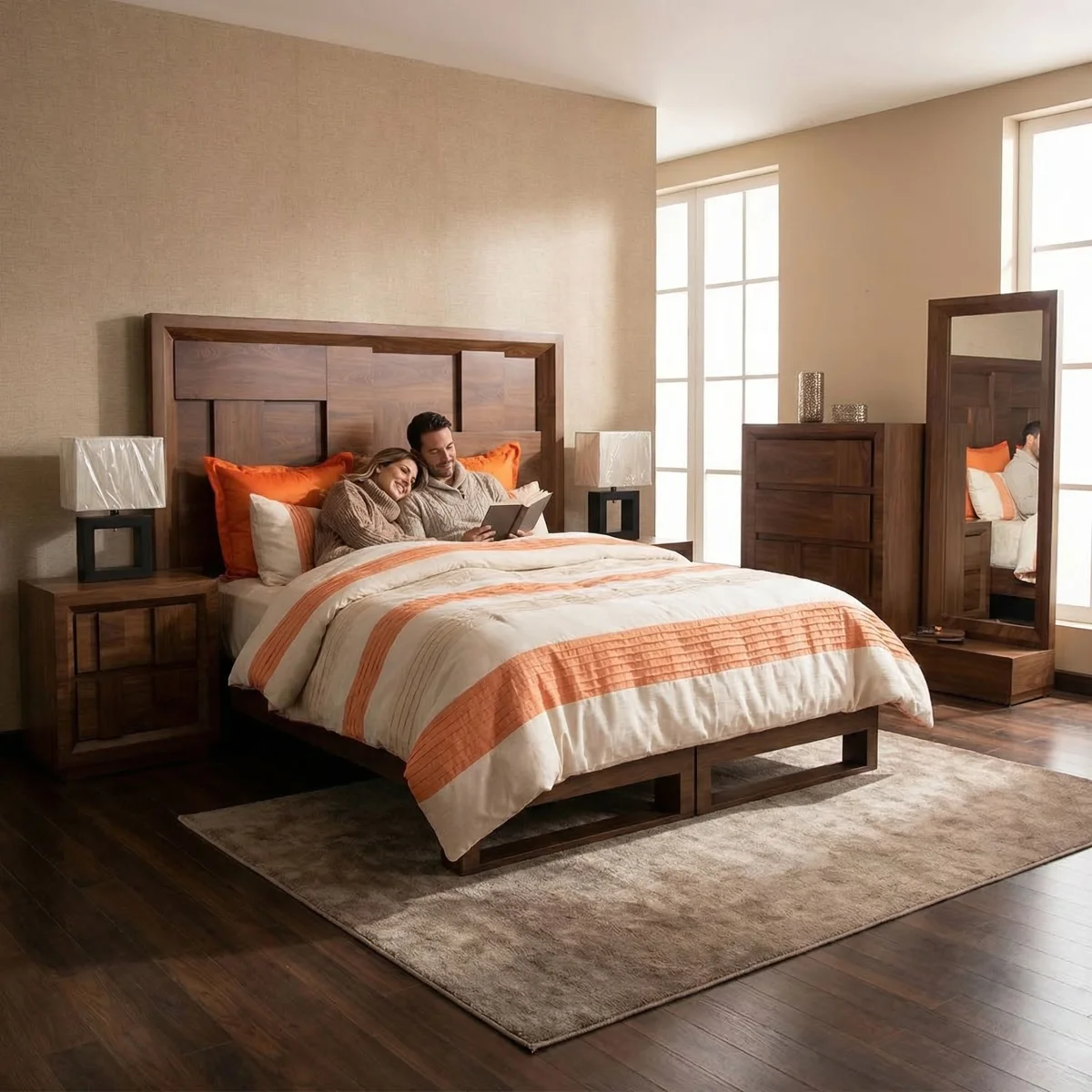 10274-Recámara-King-Size-Palermo-Nogal-ambientadauso-05 Recámara King Size Palermo Nogal - ambientada en uso