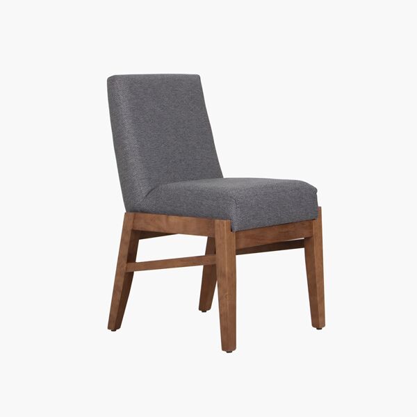 Silla Win - Madera de Pino, Tapiz Oslo color Charcoal