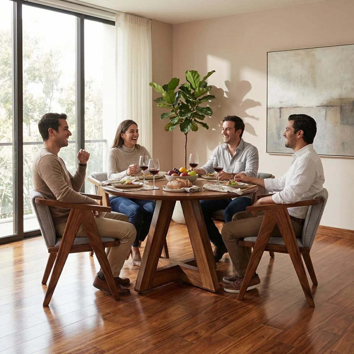 Comedor Xama Loren p/4 - ambientada en uso