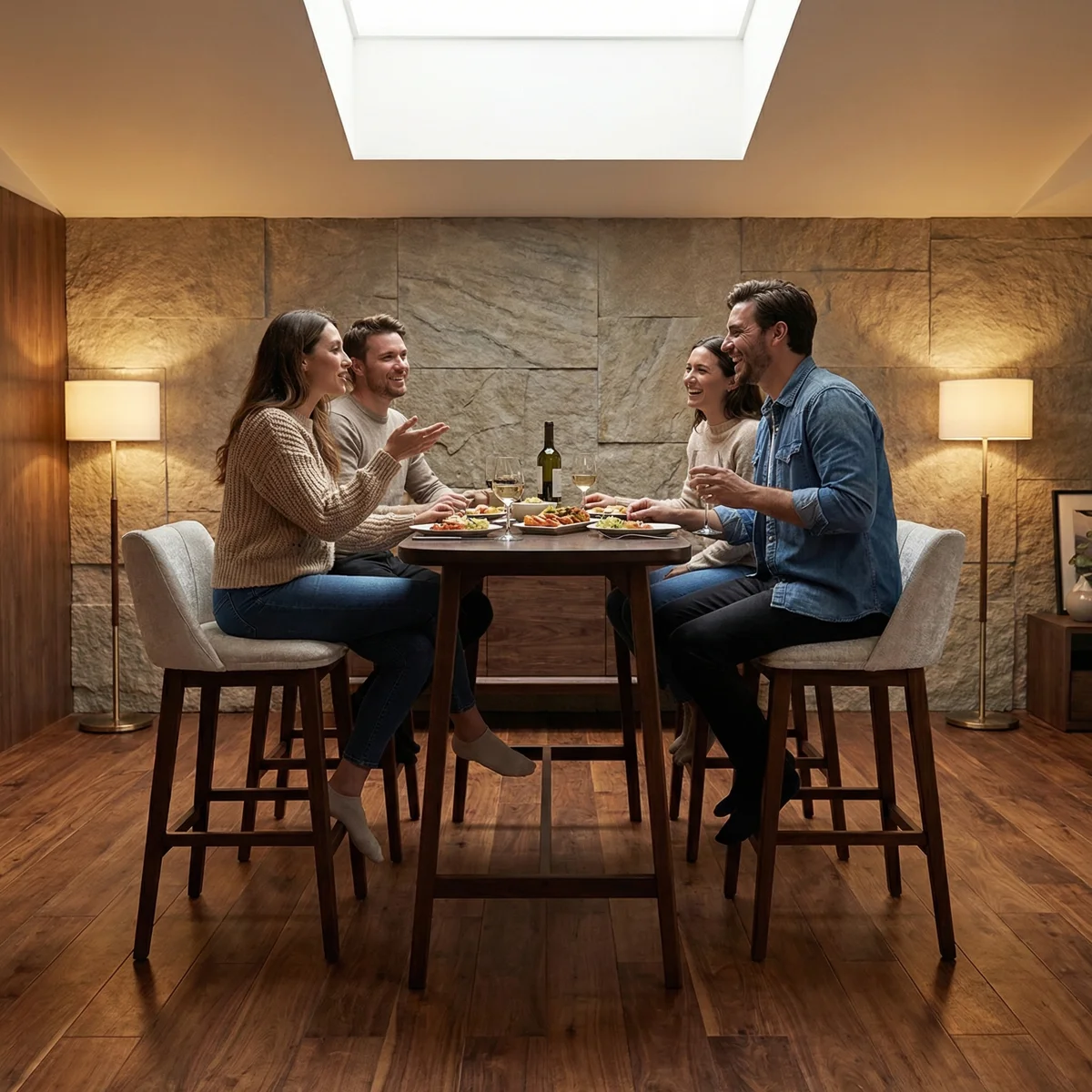 Comedor Alto Ikal Nogal - ambientada en uso