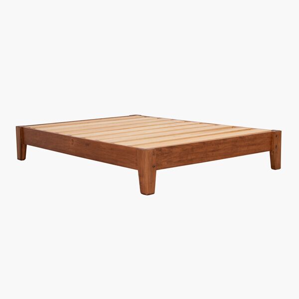Base King Size Pinus Roble Base King Size Pinus Personalizable - Pino sólido entintado en color Roble