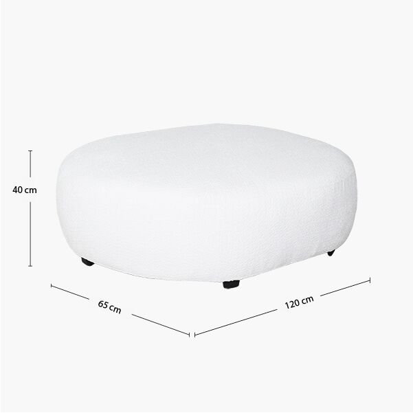 taburete piero ivory